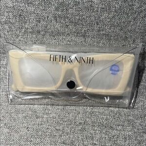 Anthropologie Fifth & Ninth Blue Glasses NWT